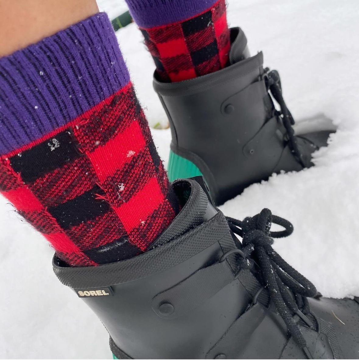 Buffalo Plaid Sox