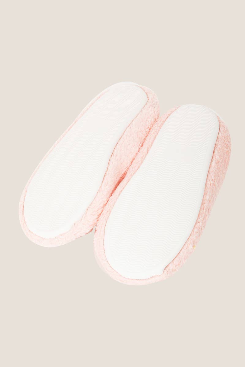 Strawberries Print Fur Slippers