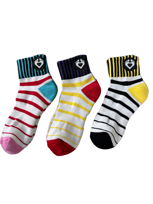 Stripe Shortie Sox Bundle