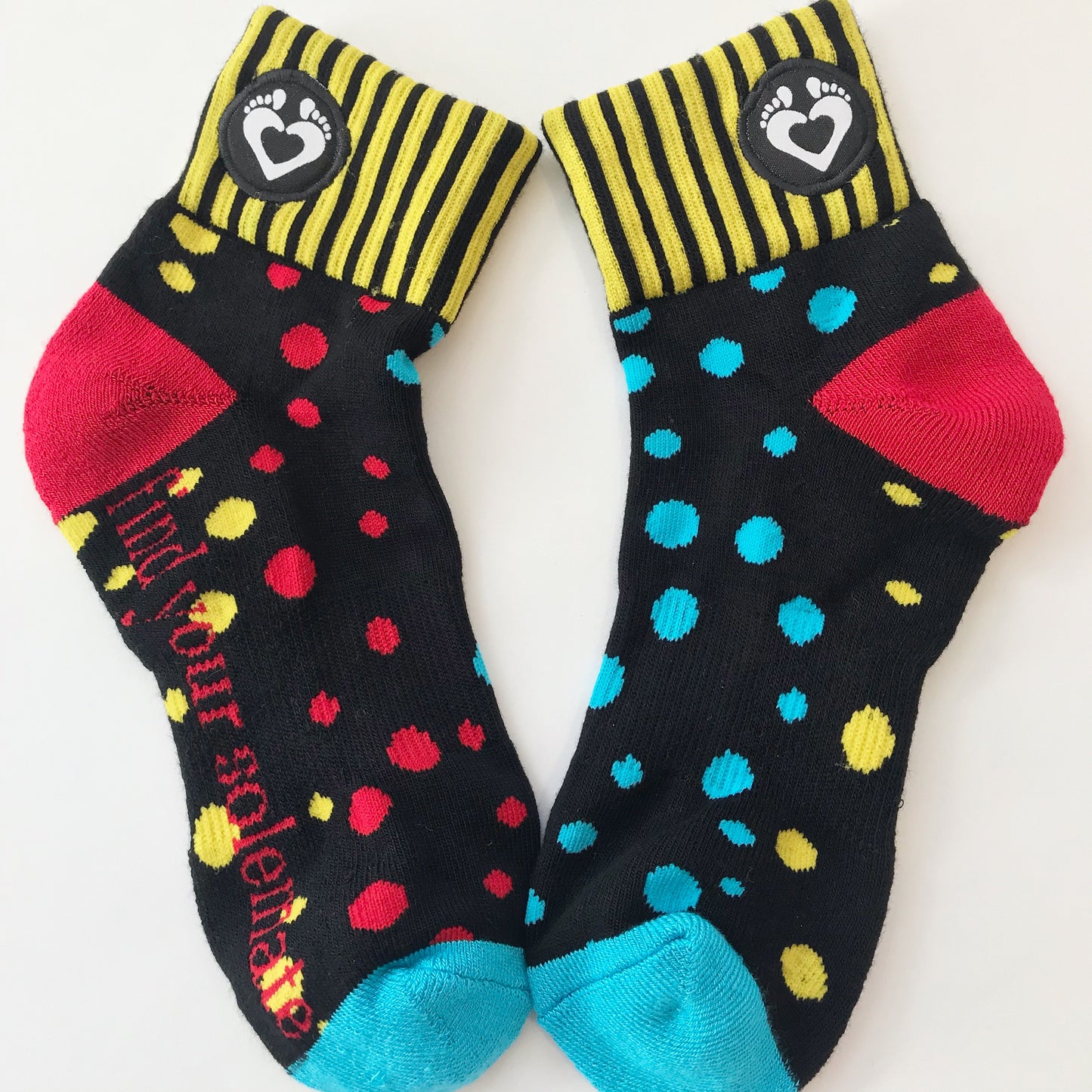 Vibrant Rainbow Design Fuzzy Slippers