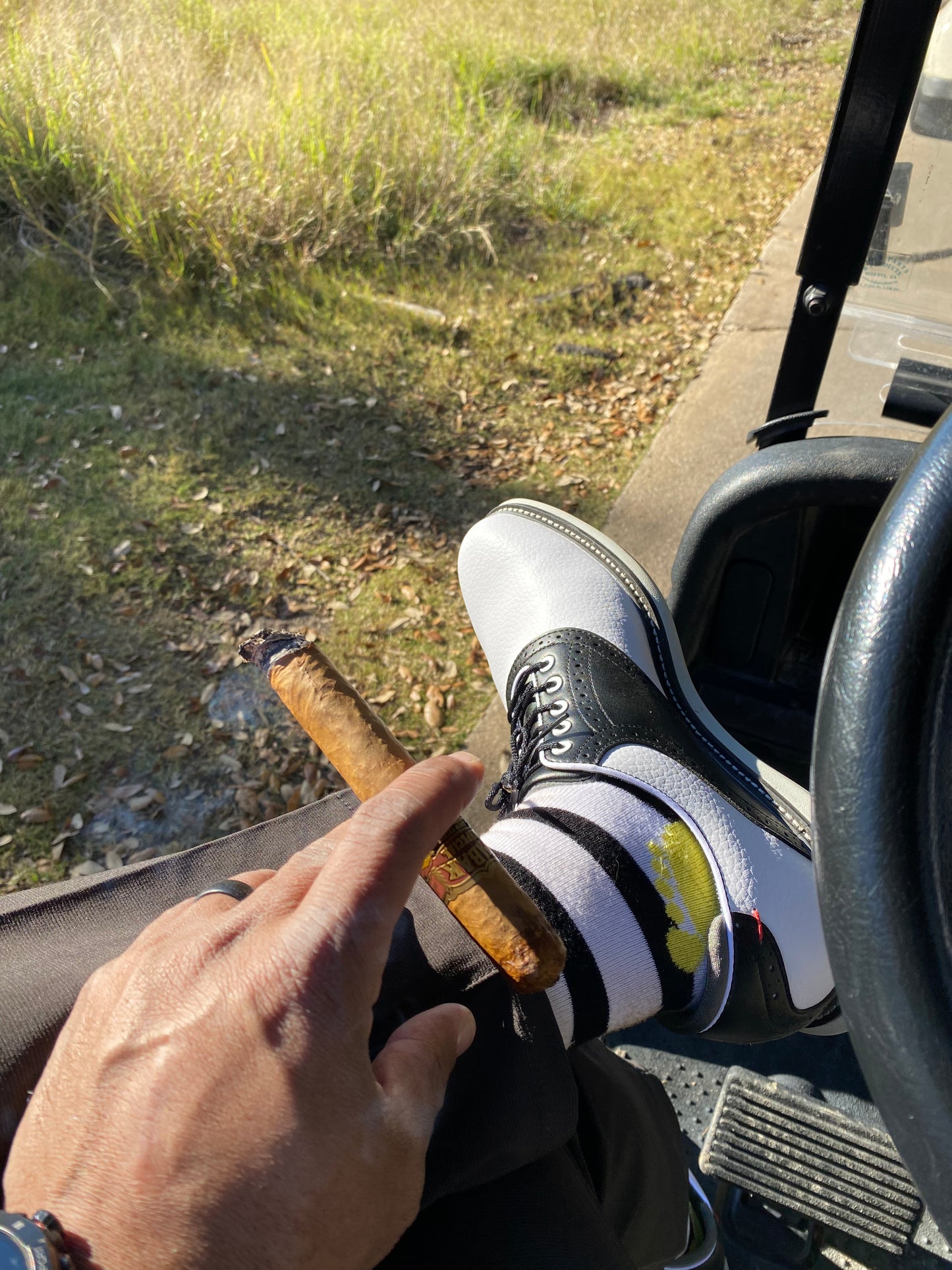 Black+White Stripe Sox