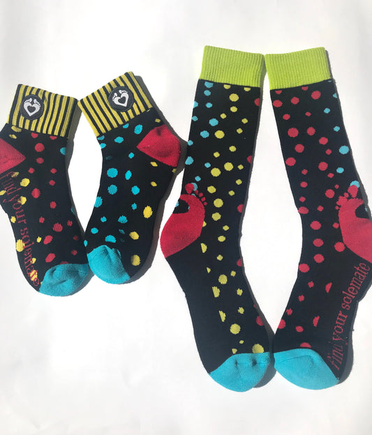 The SoleMate Sox Galaxy ankle Sox are cosmically out of this world with comfort. Perfect for any athletics - running, hiking, cycling, or walking in style on the streets.